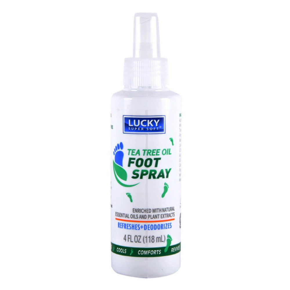 Lucky Tea Tree Oil Foot Spray, 4 Oz